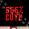 666 Cute Funny Everyday Halloween Punk Goth Emo Gift png, sublimation copy.jpg