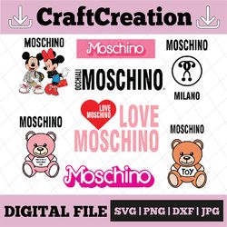 Moschino Bundle Svg, Moschino Logo Svg , Moschino Svg File Cut Digital Download
