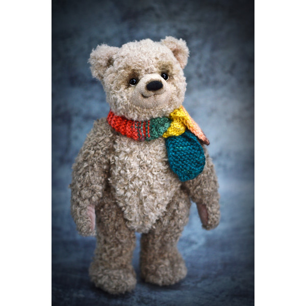 Collectible teddy bear handmade Bing 1928  (1).JPG