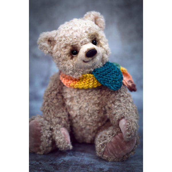 Collectible teddy bear handmade Bing 1928  (13).JPG