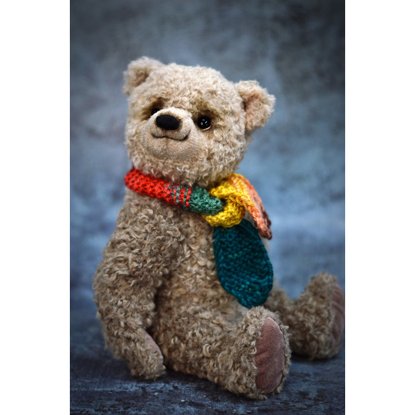 Collectible teddy bear handmade Bing 1928  (8).JPG