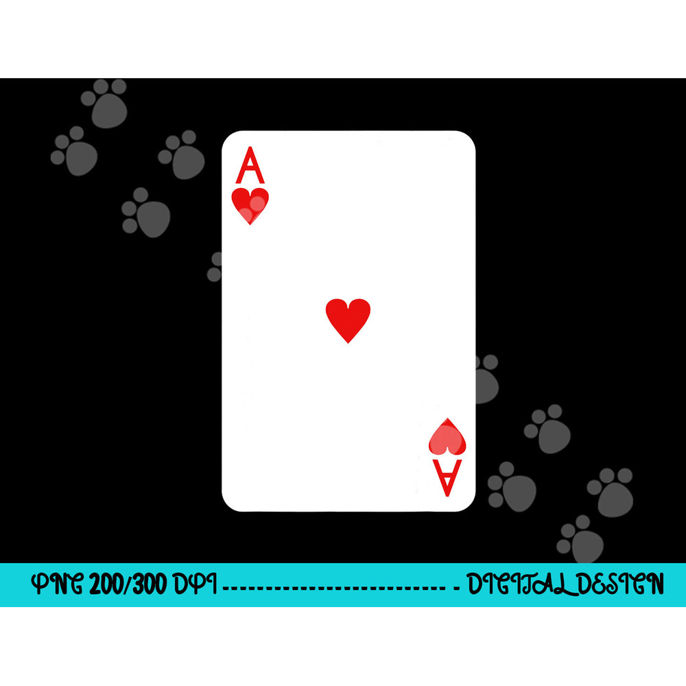 Ace Of Hearts Playing Cards Halloween Costume Deck Of Cards png,sublimation copy.jpg
