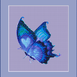 twilight butterfly cross stitch pattern pdf by crossstitchingforfun instant download