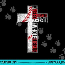 all i need is baseball & jesus christian cross faith t shirt copy