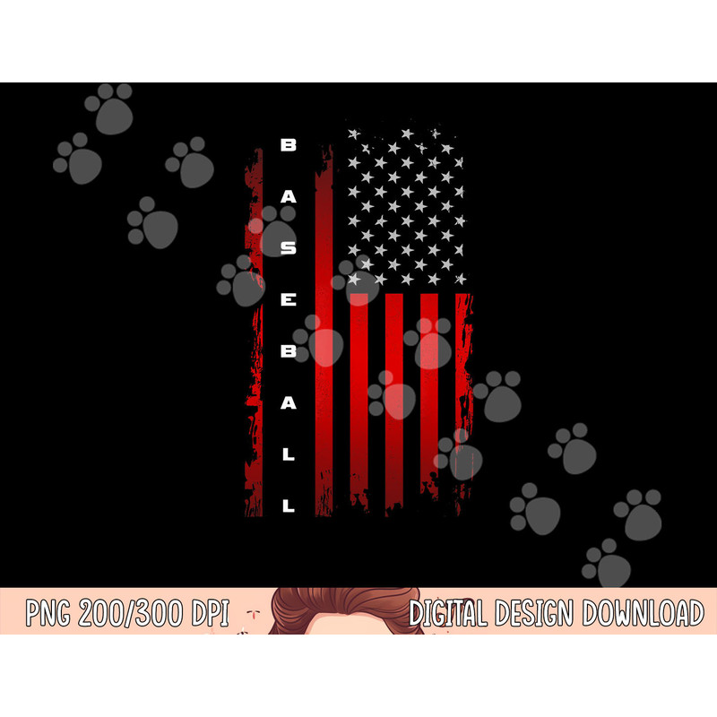 American Flag Baseball Apparel - Baseball png, sublimation copy.jpg