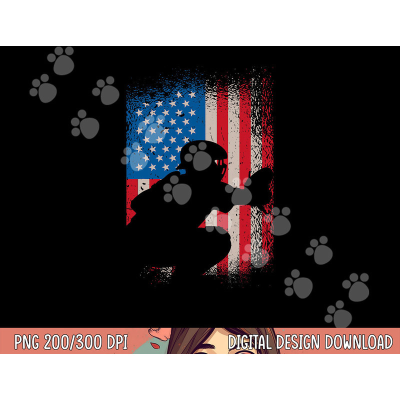 American flag baseball catcher design - USA flag baseball png, sublimation copy.jpg