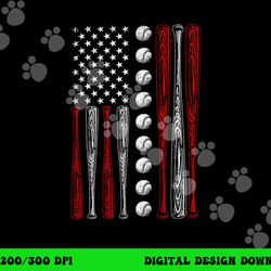 american flag baseball red white blue 4th of july boys men png, sublimation copy