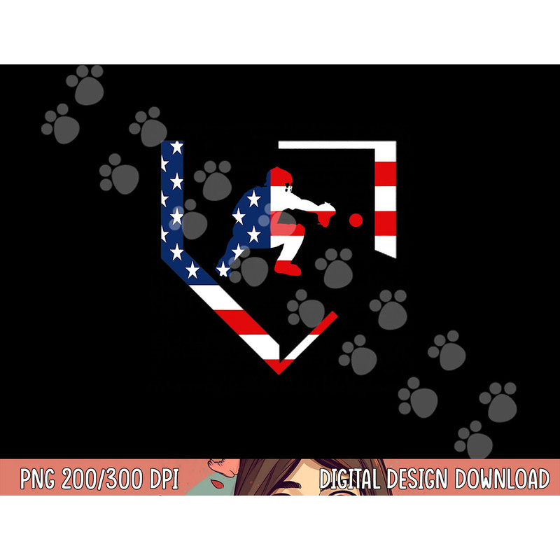 American Flag Graphic Baseball Catcher Gear Baseballin Gift png, sublimation copy.jpg