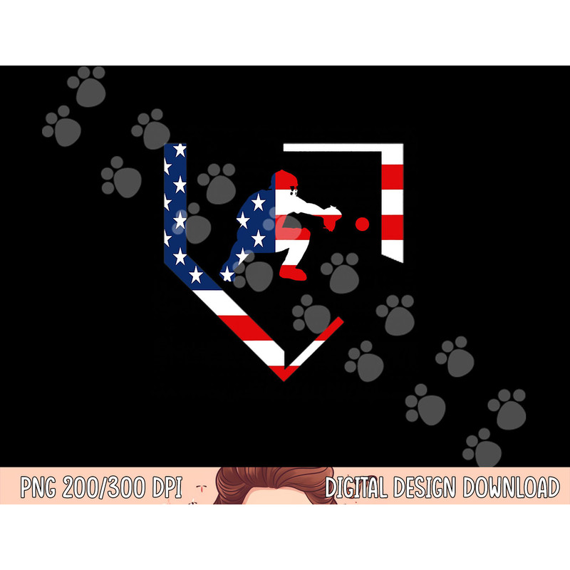 American Flag Graphic Baseball Catcher Gear Baseballin Gift png, sublimation copy.jpg