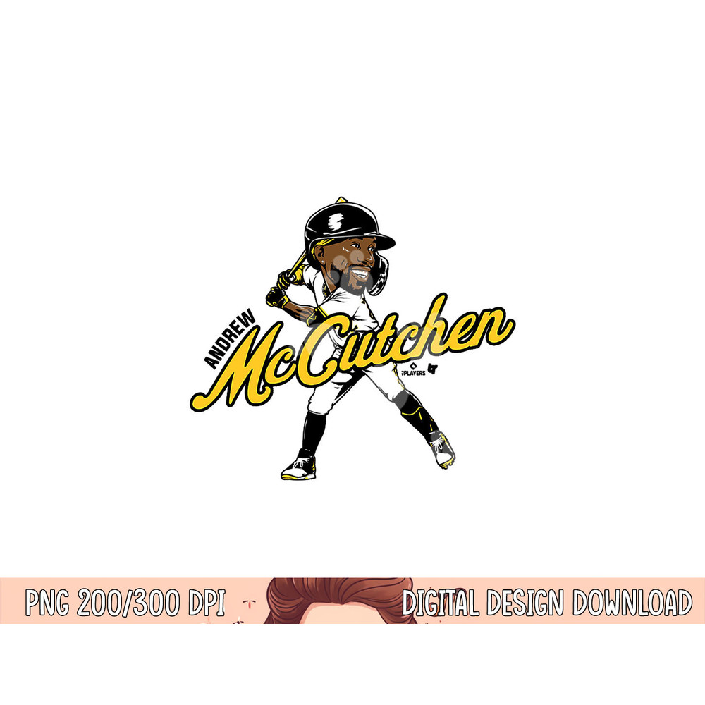 Andrew McCutchen - Caricature - Pittsburgh Baseball png, sublimation copy.jpg