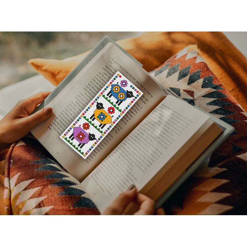 funny cross stitch bookmark pattern