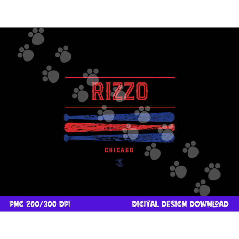 Anthony Rizzo Vintage Baseball Bat Gameday png, sublimation copy.jpg