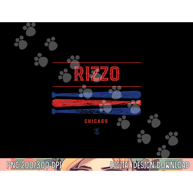Anthony Rizzo Vintage Baseball Bat Gameday png, sublimation copy.jpg