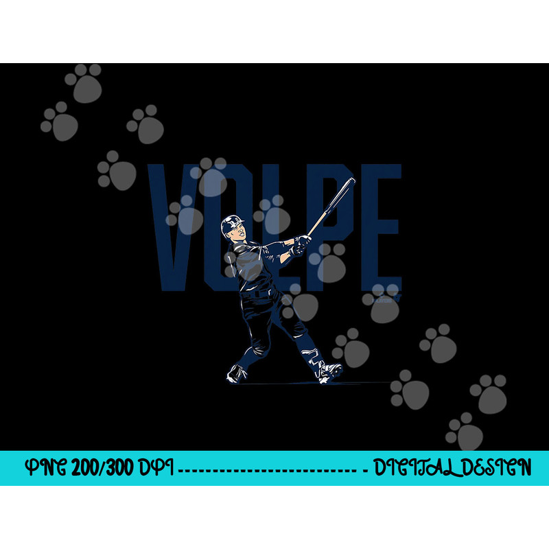 Anthony Volpe - Swing - New York Baseball png, sublimation copy.jpg