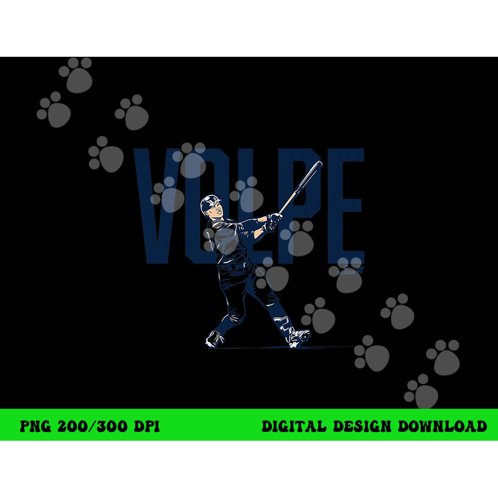 Anthony Volpe - Swing - New York Baseball png, sublimation copy.jpg
