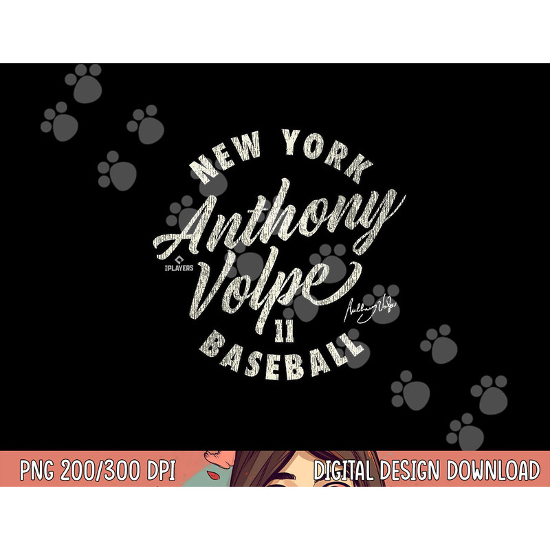 Anthony Volpe New York Baseball Vintage Cursive MLBPA png, sublimation copy.jpg