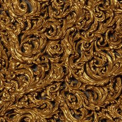 golden rococo scrollwork 43 seamless tileable repeating pattern