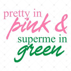 i became a school counselor because your life is worth my timepretty in pink and supreme in green svg, sorority svg, alp