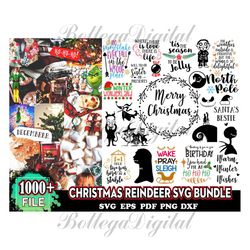 1000 bundle christmas svg, christmas svg, reindeer svg, santa svg, xmas svg, merry christmas svg, christmas cut files