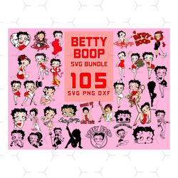 105 files betty boop svg bundle, cartoon svg, betty boop svg, betty svg, boop betty svg, betty boop bundle, betty boop c
