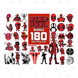 180 files dead pool bundle svg, movie svg, deadpool svg, avengers svg, marvel svg, deadpool clipart, superhero svg, marv