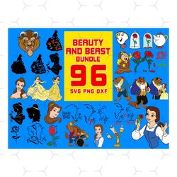 96 files beauty and the beast bundle svg, disney svg, cartoon svg, belle clipart, belle svg, beauty clipart, beauty beas