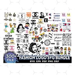 300 fashion logo svg bundle, brand logo svg, famous brand svg