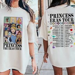 vintage princess eras tour shirt, princess royal tour shirt, shimmer, disney princess shirt, vintage disneyworld shirt