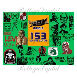 153 files attack on titan bundle svg, cartoon svg, attach on titan svg, attack on titan png, levi svg, eren svg, mikasa