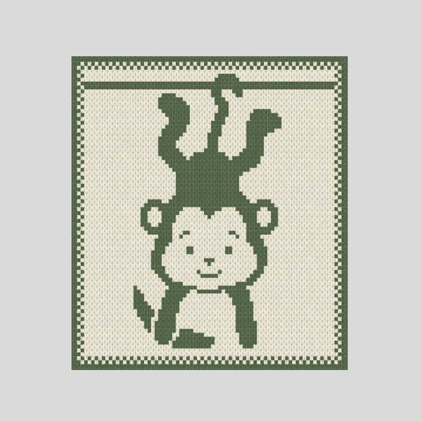 loop-yarn-finger-knitted-monkey-with-banana-blanket-6