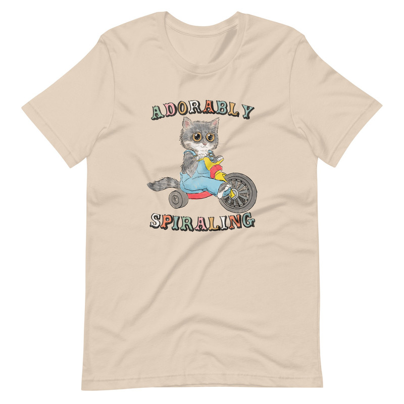 Adorably Spiraling Unisex t-shirt - 1.jpg