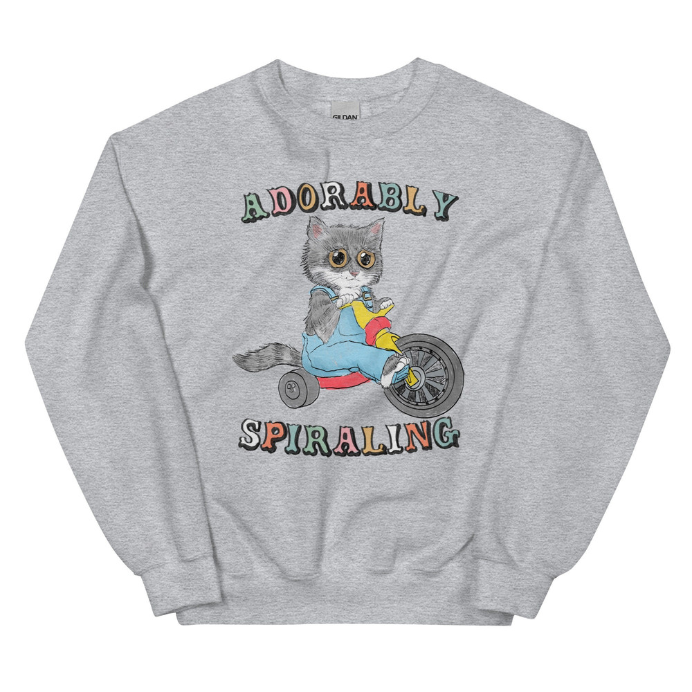 Adorably Spiraling Unisex Sweatshirt - 1.jpg