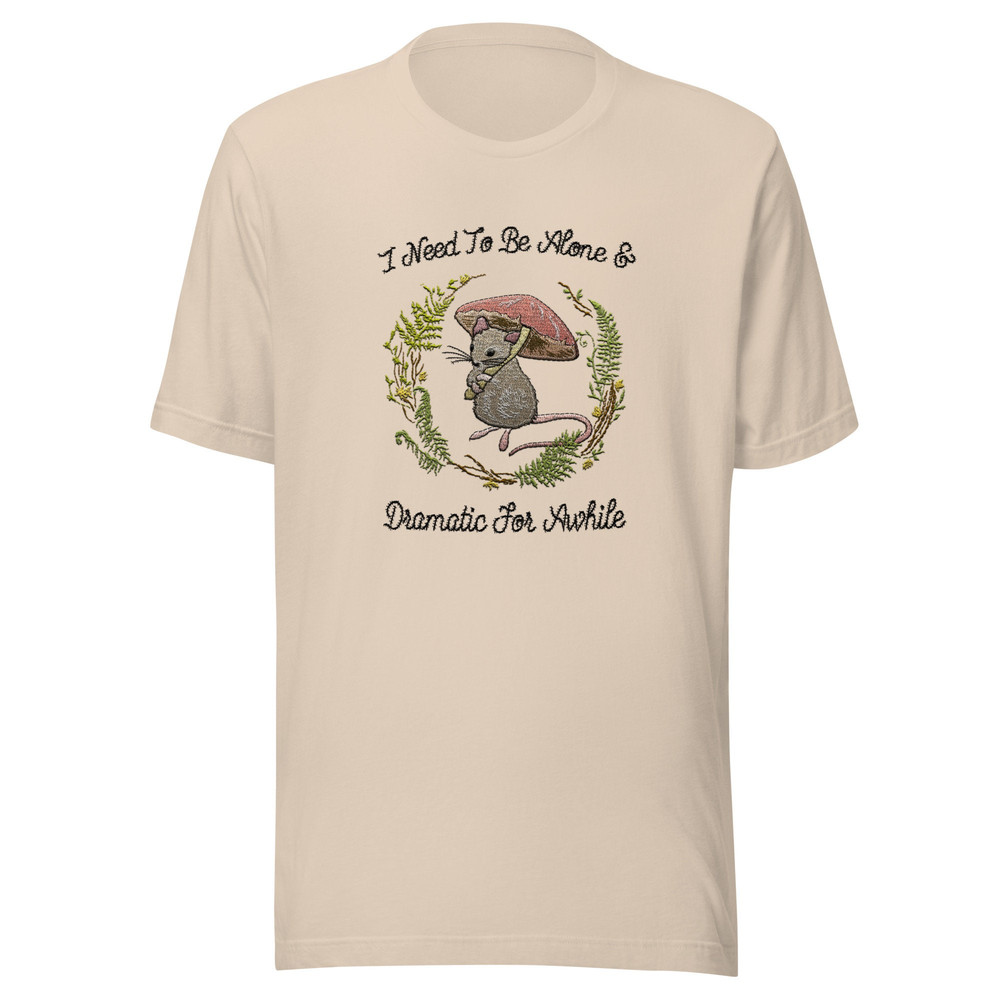 Alone and Dramatic Unisex t-shirt (Not Embroidered) - 1.jpg