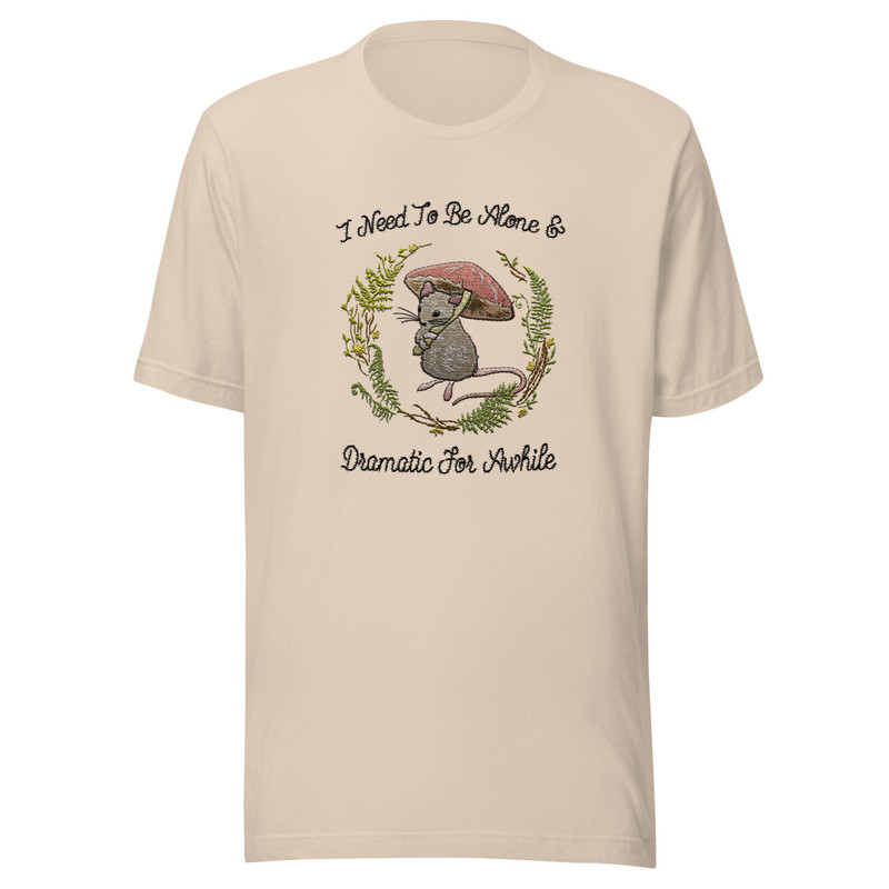 Alone and Dramatic Unisex t-shirt (Not Embroidered) - 1.jpg