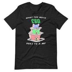 c.b.d. unisex t-shirttiktoktrend,grimace,milkshake,funny meme