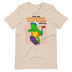 consequences unisex t-shirttiktoktrend,grimace,milkshake,funny meme