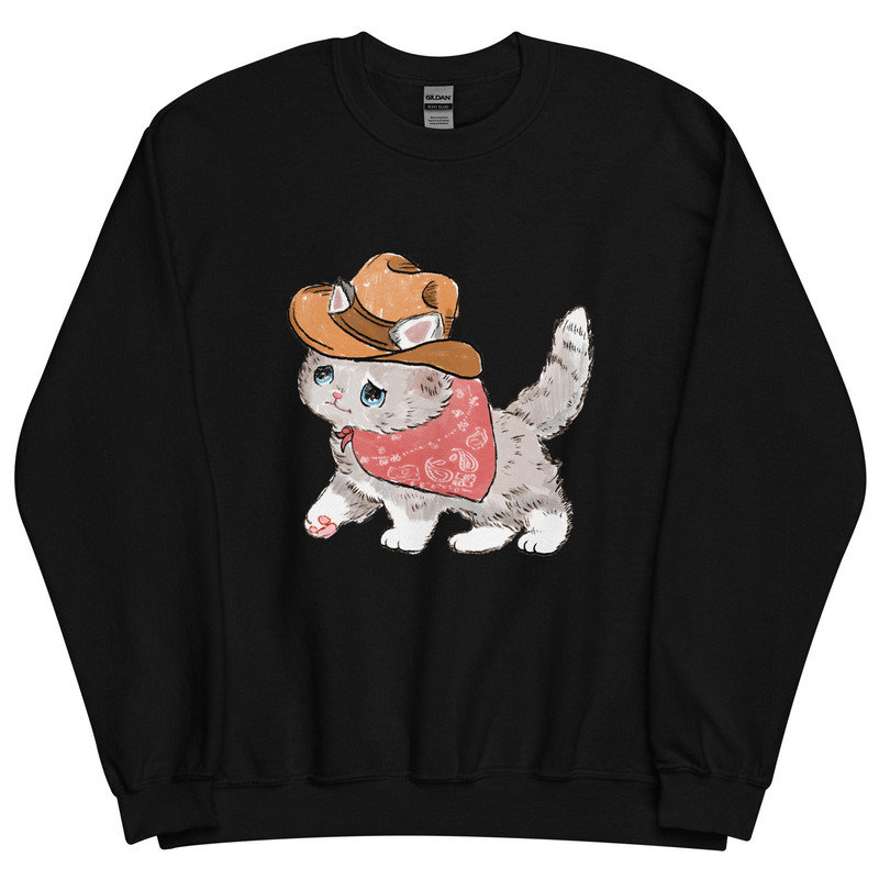 Cowboy Kitty Unisex Sweatshirt - 1.jpg
