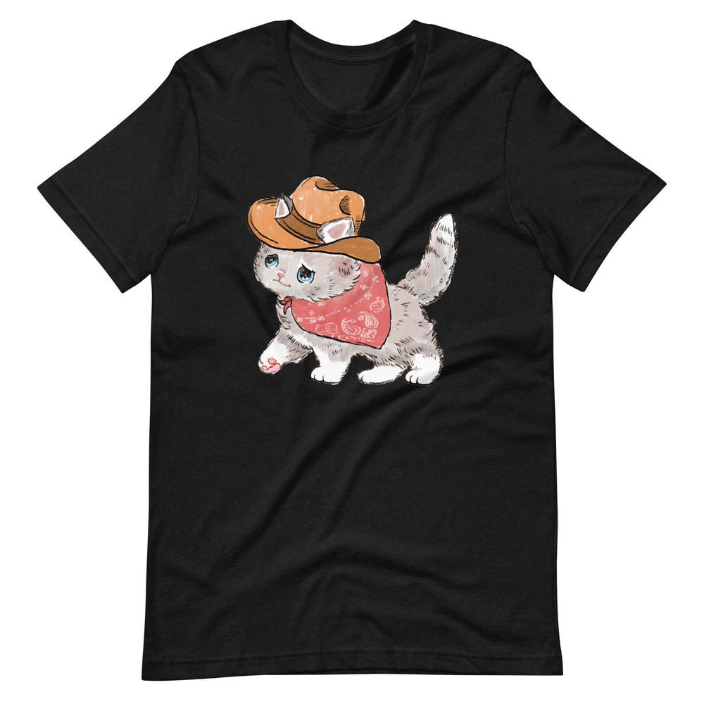 Cowboy Kitty Unisex t-shirt - 1.jpg