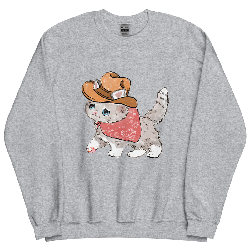 Cowboy Kitty Unisex Sweatshirt - 3.jpg