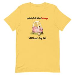 emotionally sun-damaged unisex t-shirttiktoktrend,grimace,milkshake,funny meme
