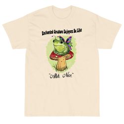 enchanted creatures short sleeve t-shirttiktoktrend,grimace,milkshake,funny meme