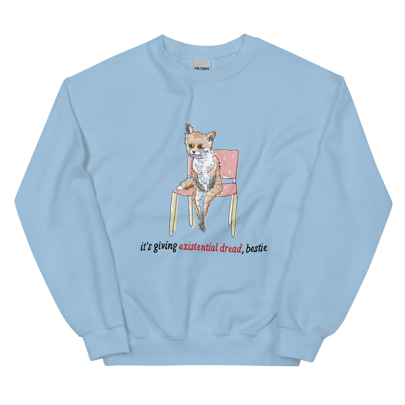 Existential Dread Meme Unisex Sweatshirt - 1.jpg