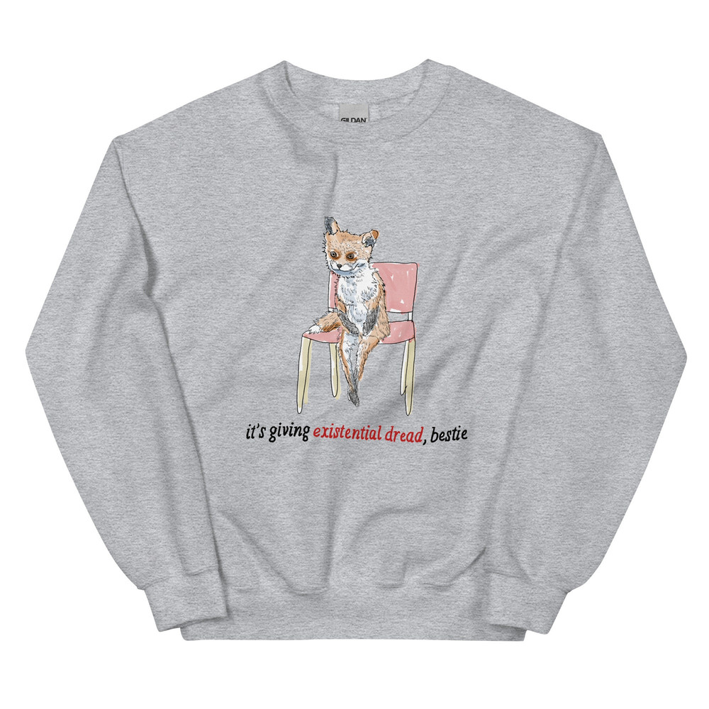 Existential Dread Meme Unisex Sweatshirt - 2.jpg