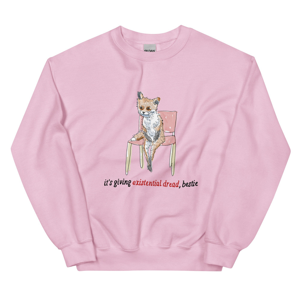 Existential Dread Meme Unisex Sweatshirt - 3.jpg