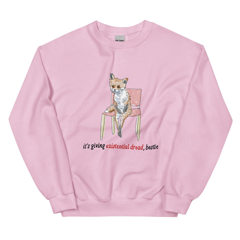 Existential Dread Meme Unisex Sweatshirt - 3.jpg