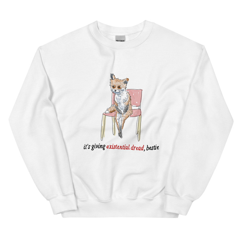 Existential Dread Meme Unisex Sweatshirt - 4.jpg