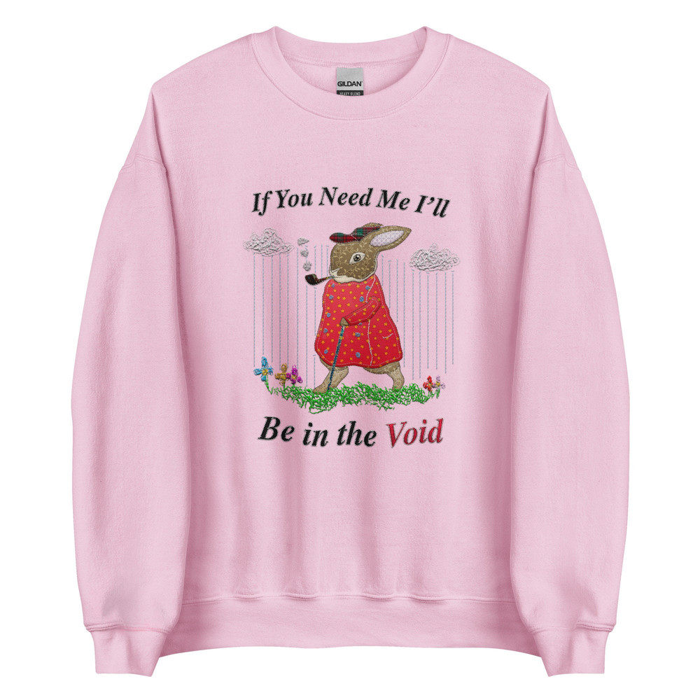 I'll Be in the Void Unisex Sweatshirt (Not embroidered) - 1.jpg