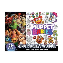 68 files muppets babies svg bundle, muppets svg
