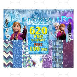 620 frozen clipart bundle, clipart frozen png, disney clipart bundle, frozen images png, frozen party, frozen bundle, fr