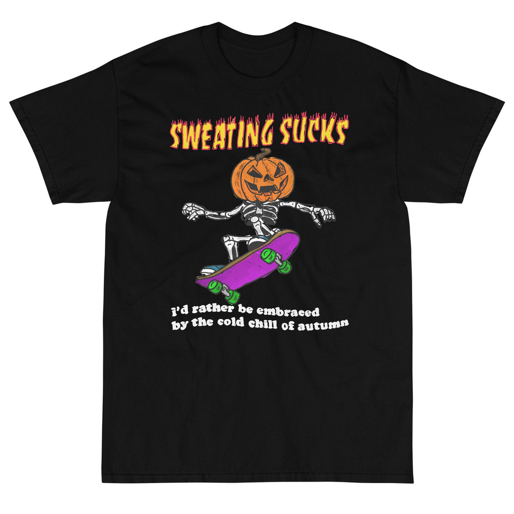 No Sweat Halloween Short Sleeve T-Shirt - 1.jpg